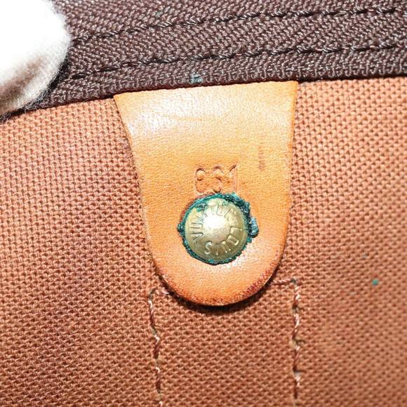 LOUIS VUITTON Monogram Keepall 55 Boston Bag M41424 LV Auth 83060 - Picture 12 of 16